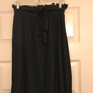 Anthropologie pleated midi skirt